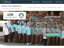Tablet Screenshot of albanyim.com